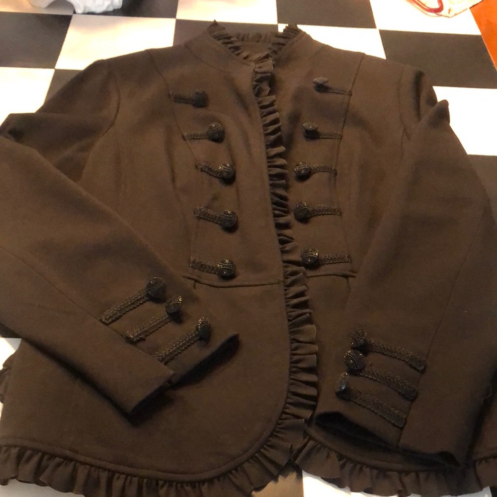 Chico's Black Military Style Jacket